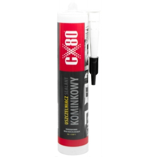 Fireproof Fireplace Sealant 1500°C CX80 300ml Black